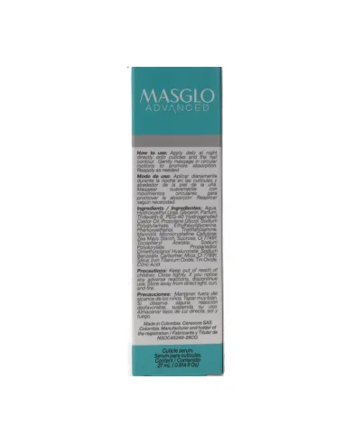 Masglo Advanced Sérum Ritual Nocturno para Cutículas 27 ml